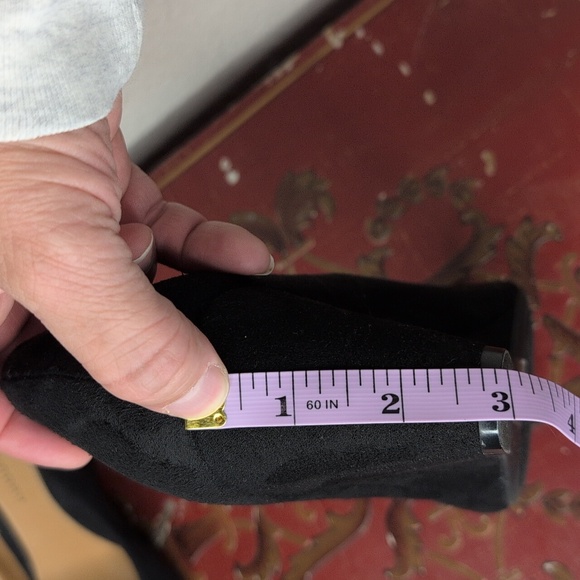 Chinese Laundry black suede wedge heel - Picture 6 of 6